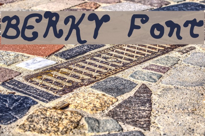 BERKY Font examples