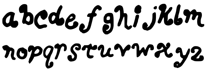 BERKY Font LOWERCASE
