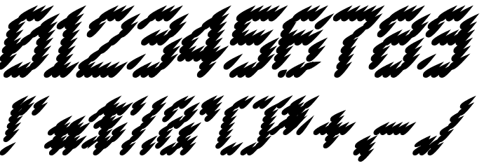 BERLIN REDRAIN Italic Font OTHER CHARS