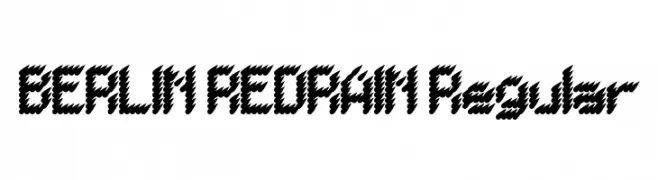 BERLIN REDRAIN Regular  Fuentes Gratis Descargar