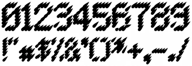 BERLIN REDRAIN Regular Font OTHER CHARS