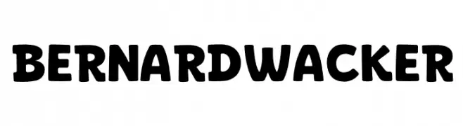 BERNARD WACKER  baixar fontes gratis