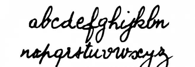 BERNARD Font LOWERCASE