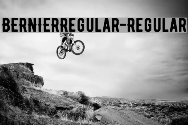 BERNIERRegular-Regular Font examples