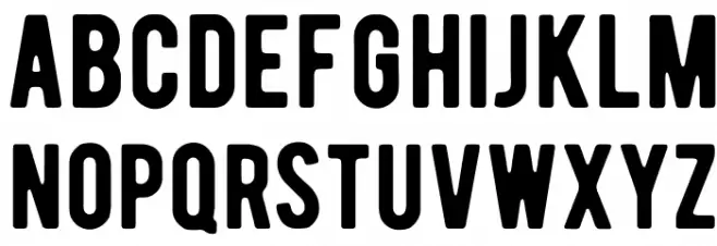 BERNIERRegular-Regular Font Litere mici