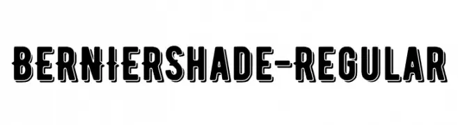 BERNIERShade-Regular  नि: शुल्क फ़ॉन्ट्स डाउनलोड