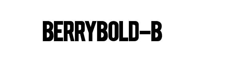 BERRYBOLD-Bold  Frei Schriftart Herunterladen