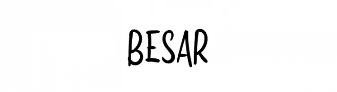 BESAR  تنزيل الخطوط