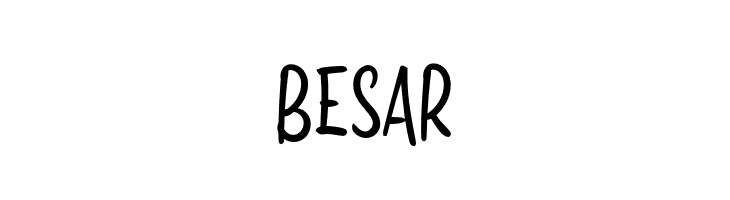 BESAR  नि: शुल्क फ़ॉन्ट्स डाउनलोड