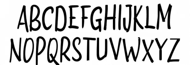 BESAR Schriftart Groß