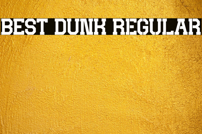 BEST DUNK Regular Example 2