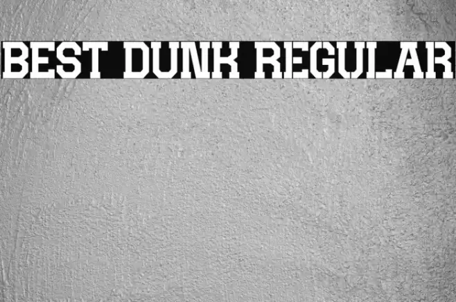 BEST DUNK Regular Fuentes examples