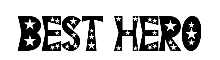 BEST HERO  Free Fonts Download