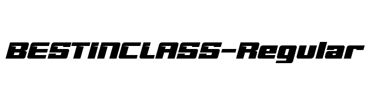 BESTINCLASS-Regular  नि: शुल्क फ़ॉन्ट्स डाउनलोड