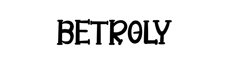 BETROLY  免费字体下载