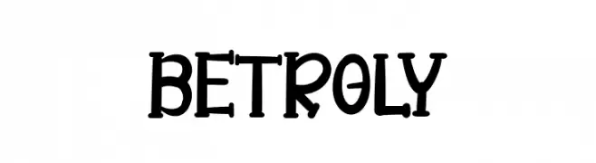 BETROLY  フリーフォントのダウンロード
