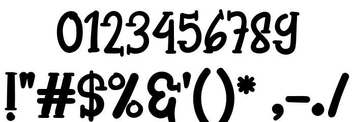 BETROLY Font OTHER CHARS