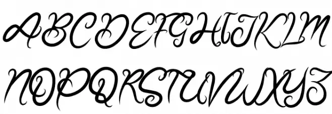 BETTARHIYA DEMO Schriftart Groß