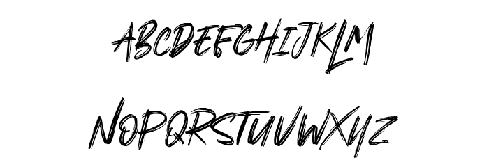 BETTER ROLLING Personal Use Font OTHER CHARS