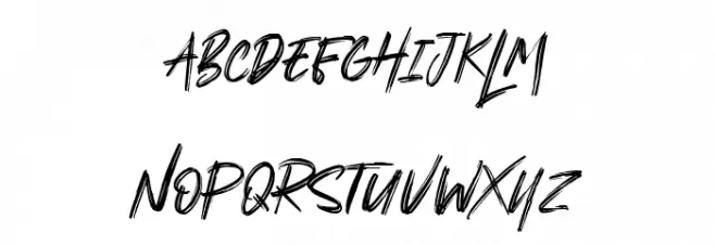 BETTER ROLLING Personal Use Font UPPERCASE