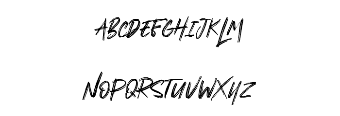 BETTER ROLLING Personal Use Font LOWERCASE