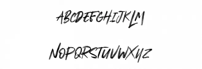 BETTER ROLLING Personal Use Schriftart Kleinbuchstaben