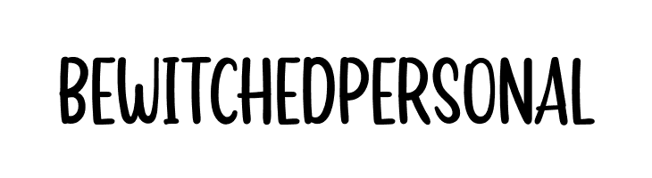 BEWITCHEDPERSONAL  Free Fonts Download