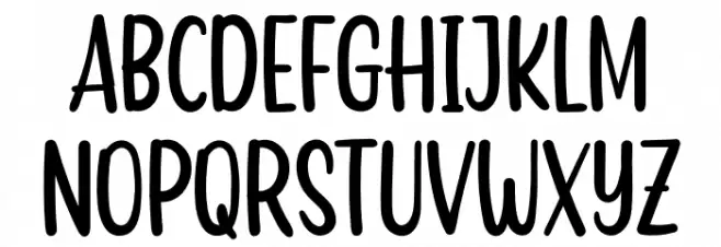 BEWITCHEDPERSONAL Font UPPERCASE