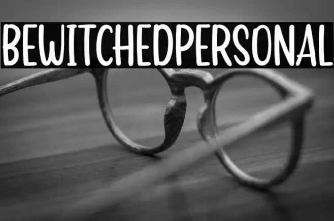 BEWITCHEDPERSONAL Font examples