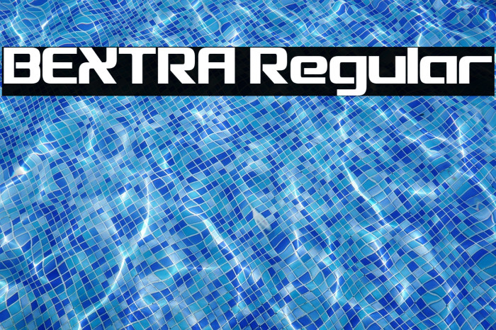 BEXTRA Regular Font examples