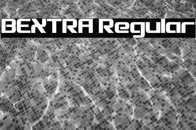 BEXTRA Regular फ़ॉन्ट examples