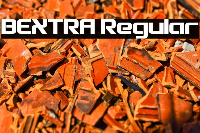 BEXTRA Regular Font examples