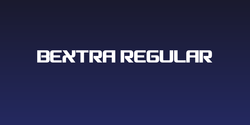 BEXTRA Regular Social Header