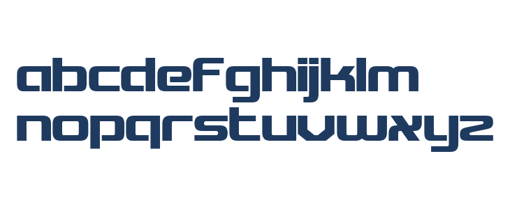 BEXTRA Regular Lowercase