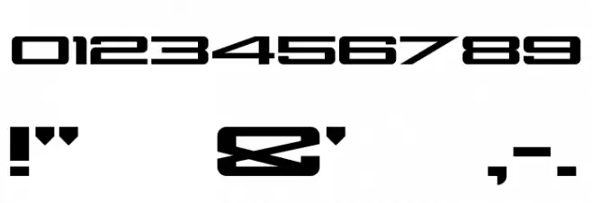 Be A Pro Font OTHER CHARS