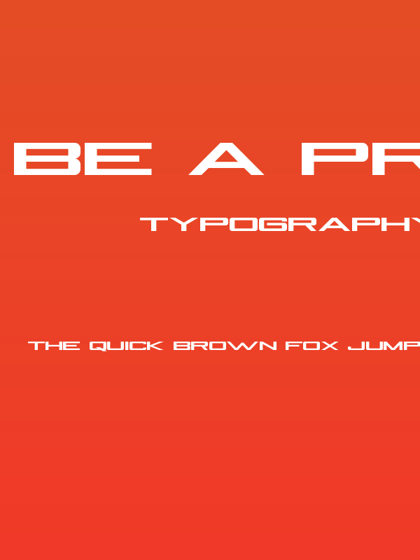 Be A Pro Poster