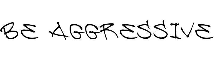 Be Aggressive Caratteri