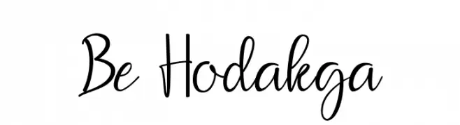 Be Hodakga  les polices de caractères gratuit tlcharger