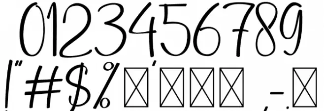 Be Hodakga Font OTHER CHARS