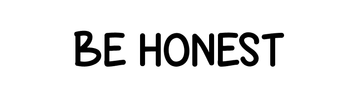 Be Honest  免费字体下载