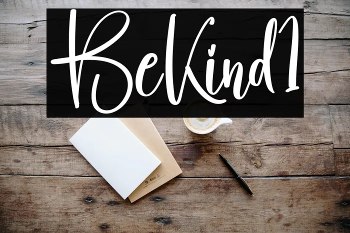 Be Kind1 Example 2