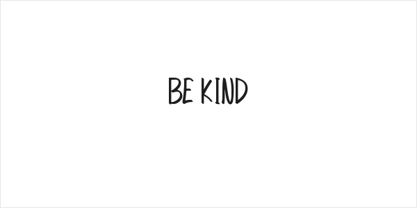 Be Kind Logo