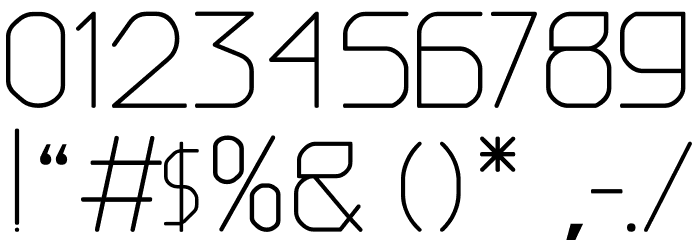 Be Lati Regular Font OTHER CHARS