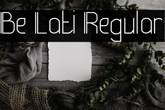 Be Lati Regular Example 2