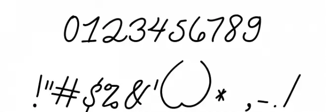 Be My Monogram Font OTHER CHARS