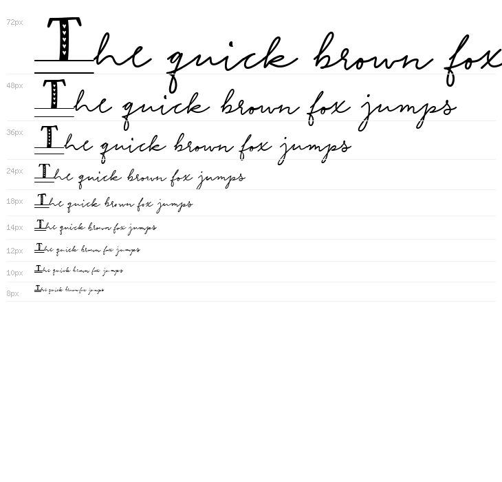 Be My Monogram Waterfall