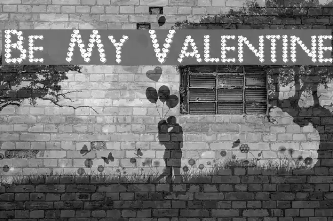 Be My Valentine Font examples