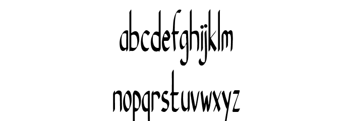 Be Natural Font LOWERCASE