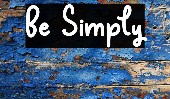 Be Simply Example 2