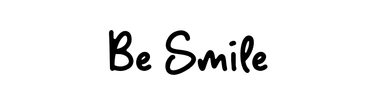 Be Smile  नि: शुल्क फ़ॉन्ट्स डाउनलोड